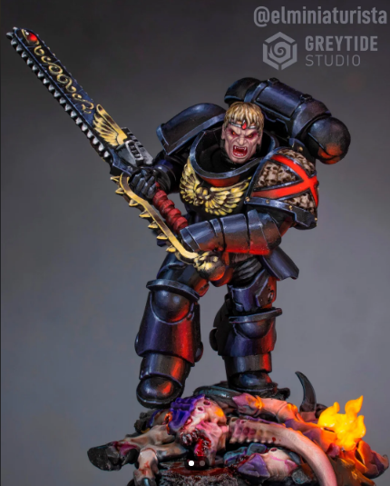 Épaulières Crimson Lords lot 01 – Set de bitz personnalisés 40K – Greytide Studio