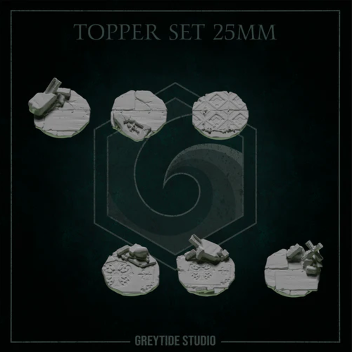 Socles 25mm Pilgrims & Crusaders – Set de bitz personnalisés 40K – Greytide Studio