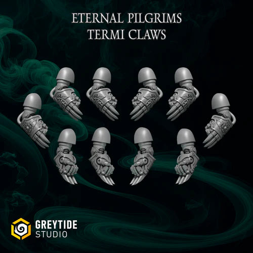 Griffes pour Termi Eternal Pilgrims  – Greytide Studio – Impression 3D Résine – 40K