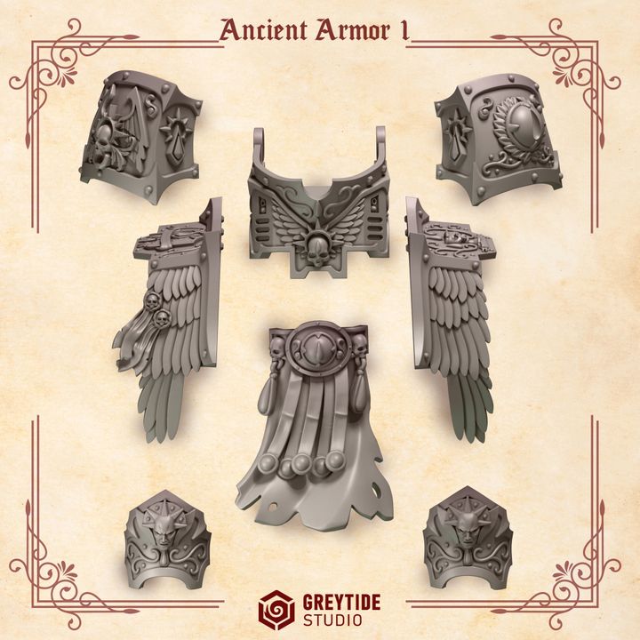 Kit d’amélioration Crimson Lords pour Dread – Bitz imprimés en résine – Greytide Studio