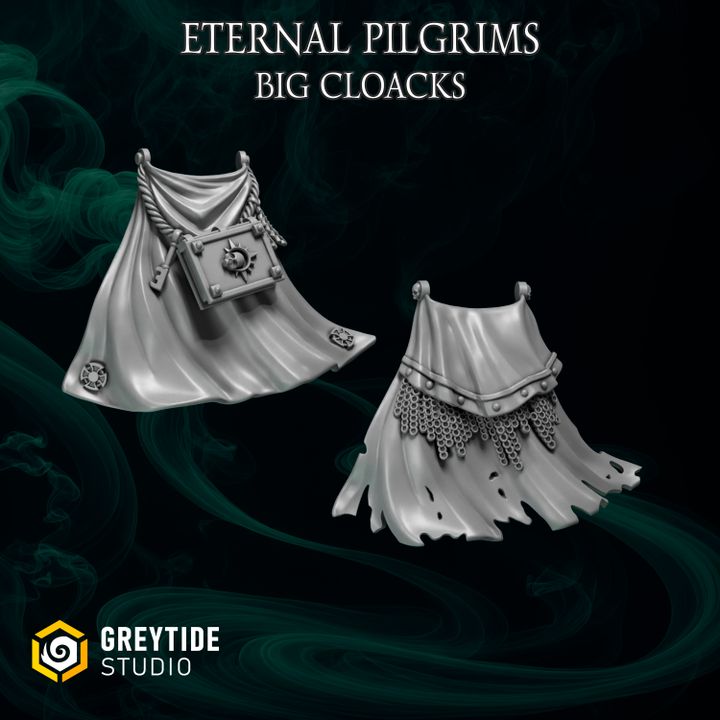 Capes pour Termi Eternal Pilgrims  – Greytide Studio – Impression 3D Résine – 40K