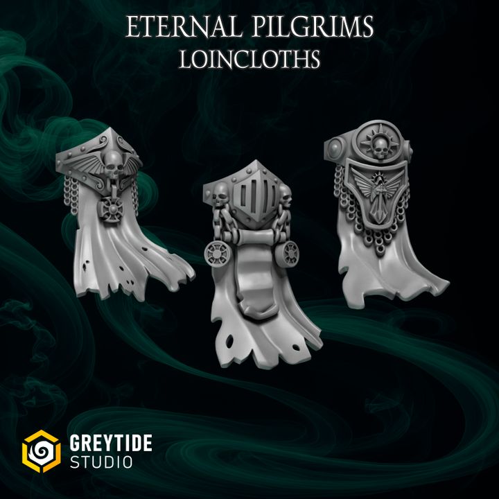 Pagnes pour Termi Eternal Pilgrims  – Greytide Studio – Impression 3D Résine – 40K