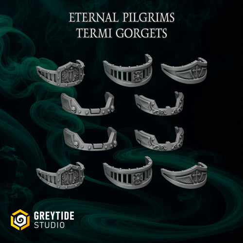 Gorgets pour Termi Eternal Pilgrims  – Greytide Studio – Impression 3D Résine – 40K