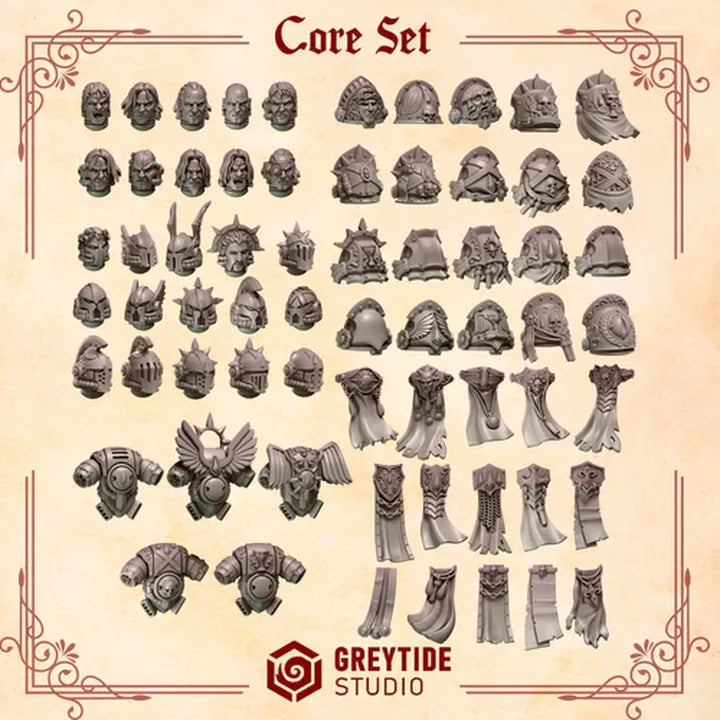 Core Set Crimson Lords – Greytide Studio – Impression 3D Résine – 40K