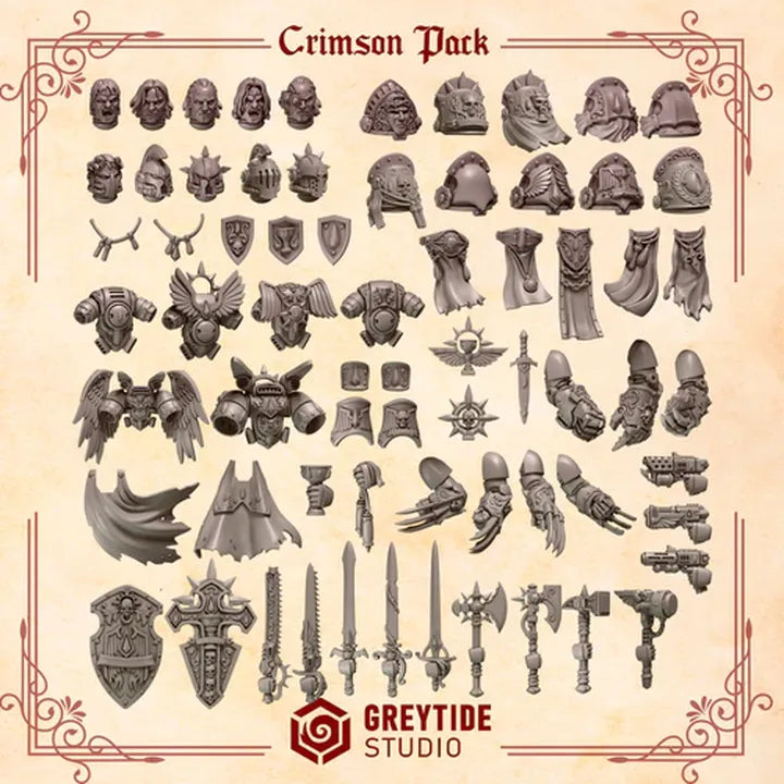 Crimson Pack – Greytide Studio – Impression 3D Résine – 40K