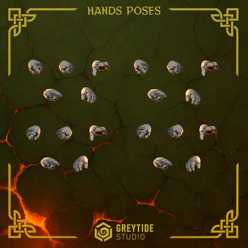 Mains Anvil Wardens – Greytide Studio – Impression 3D Résine – 40K