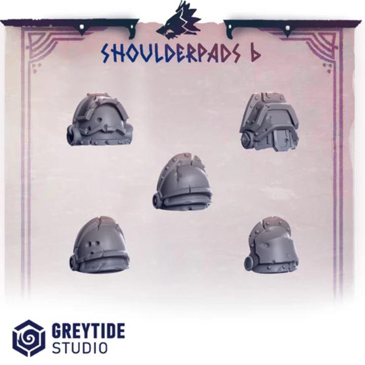 Primal Hounds Shoulder Pads Lot 06 – Custom Bits Set 40K – Greytide Studio