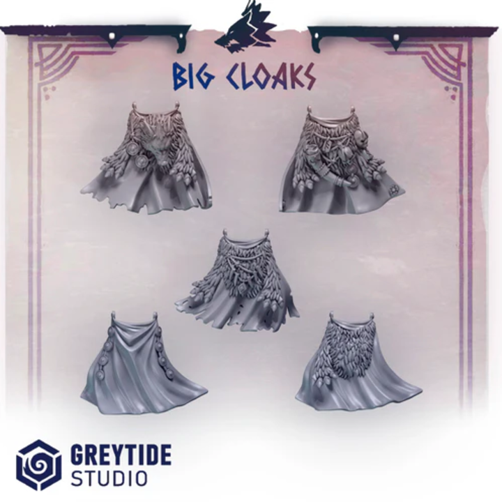 Capes pour Termi Primal Hounds – Set de bitz personnalisés 40K – Greytide Studio