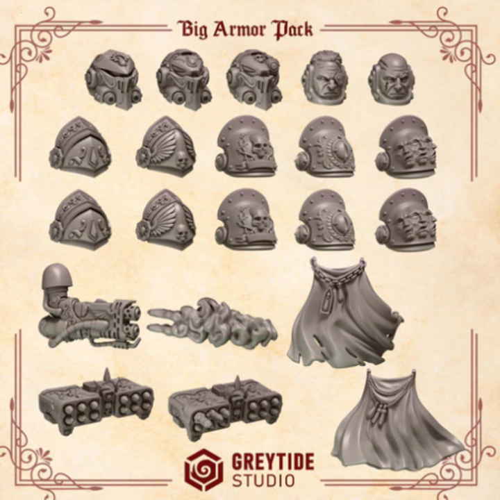 Set pour Terminators Crimson Lords – Set de bitz personnalisés 40K – Greytide Studio