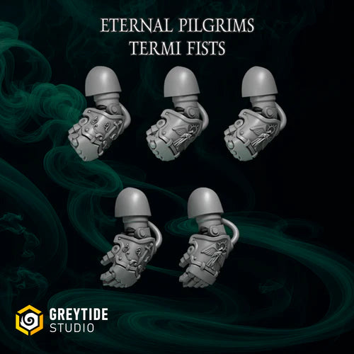 Poings droitier pour Termi Eternal Pilgrims  – Greytide Studio – Impression 3D Résine – 40K